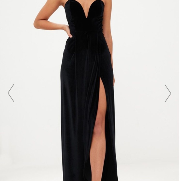 bandeau wrap detail maxi dress